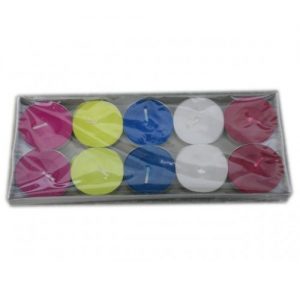 Цветни чаени свещи