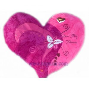 Голямо плюшено сърце с лилиум