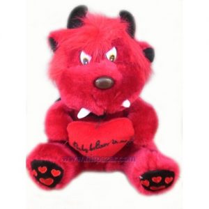 Плюшено дяволче със сърце