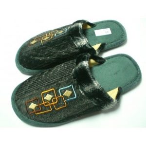 Мъжки чехли лукс с бродерия