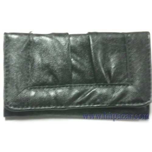 Дамско портмоне с гънки.