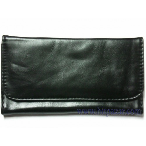 Дамско портмоне с гладка кожа