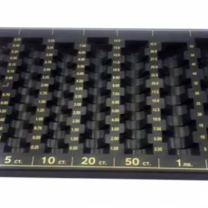 Монетник разграфен, поставка за монети