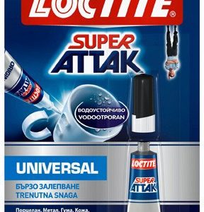 Секундно лепило Локтайт Loctite Super Attak Liquid течност.