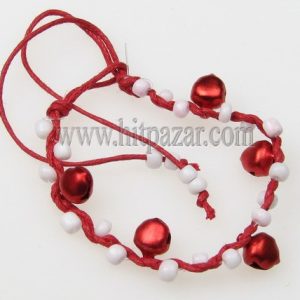 Мартеница гривна шнур със звънчета 1719