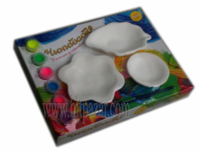 Комплект за оцветяване Чинийките