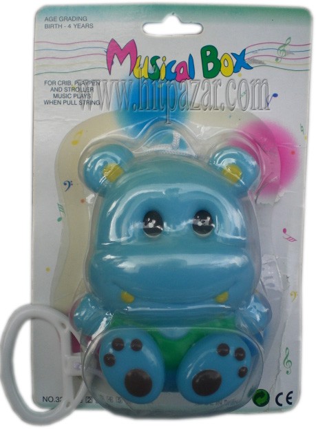 Занимателна играчка за бебе латерна Хипопотам