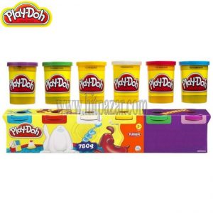Play - Doh Плейдо: 4+2 Кофички с пластелин Primary Colors