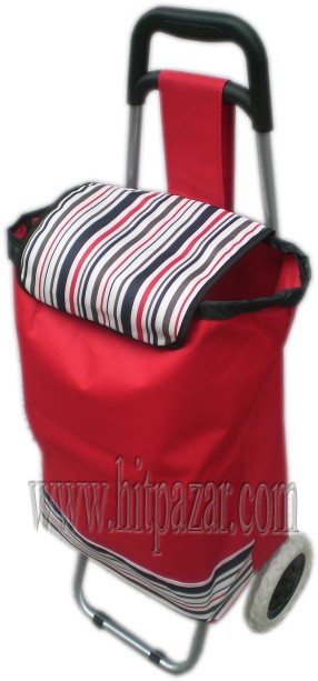 Багажна чанта с колела и пластмасова дръжка