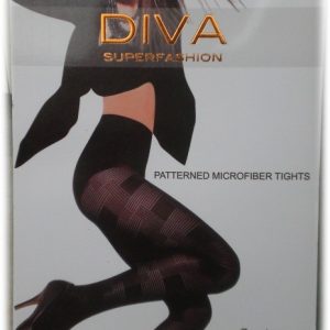 Ново - модерни фигурални чарапогащи Diva Sania