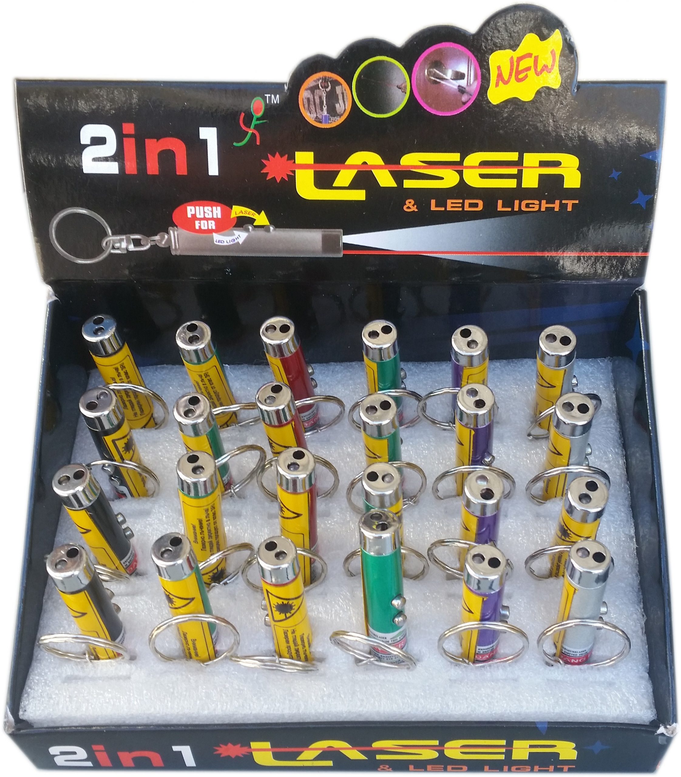 Комплект Лазерен показалец и фенерче 2 в 1