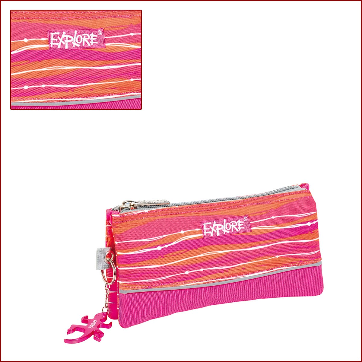 Gabol - Explore несесер 3 в 1 OrangePink