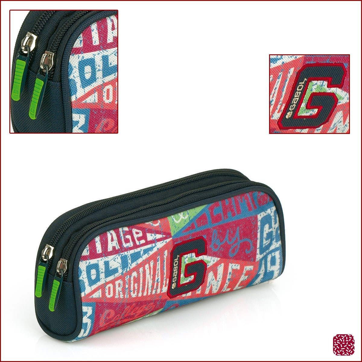 Gabol - Campus несесер с 2 ципа