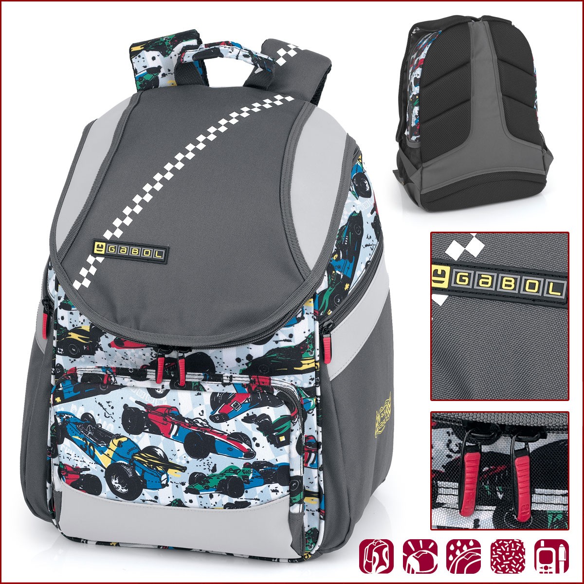 Gabol - Boxes раница с капак