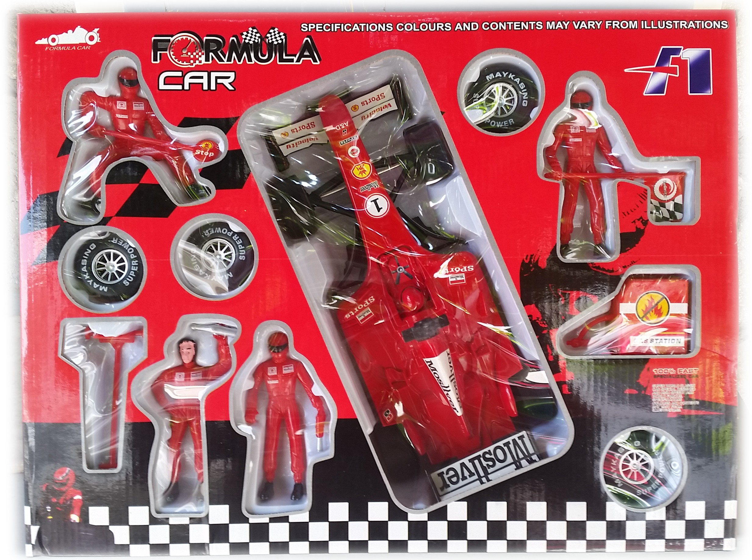 Комплект със спортен автомобил формула