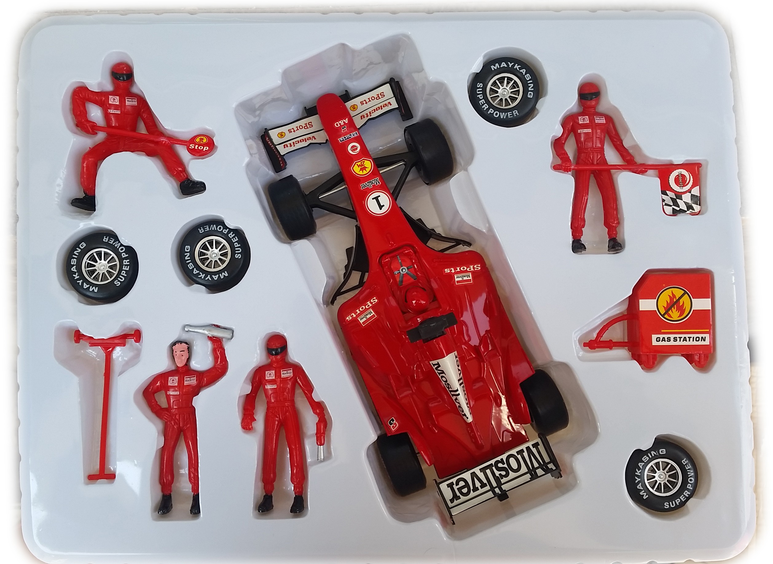 Комплект със спортен автомобил формула