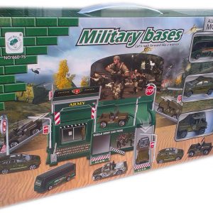 Детски комплект Гараж - Военна база