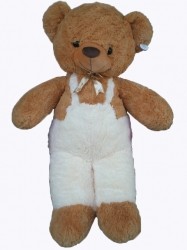 Детска плюшена играчка - Мече майстор кафяво