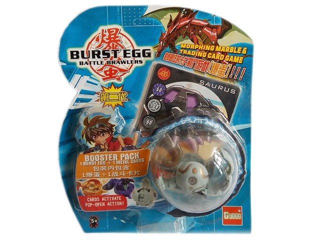 Детска играчка Бакуган Bakugan , базов модел на картон