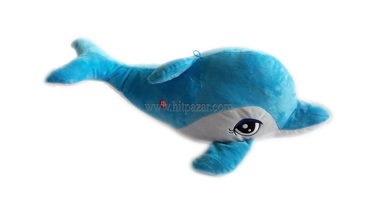 Детска плюшена играчка Делфин със звук - голям