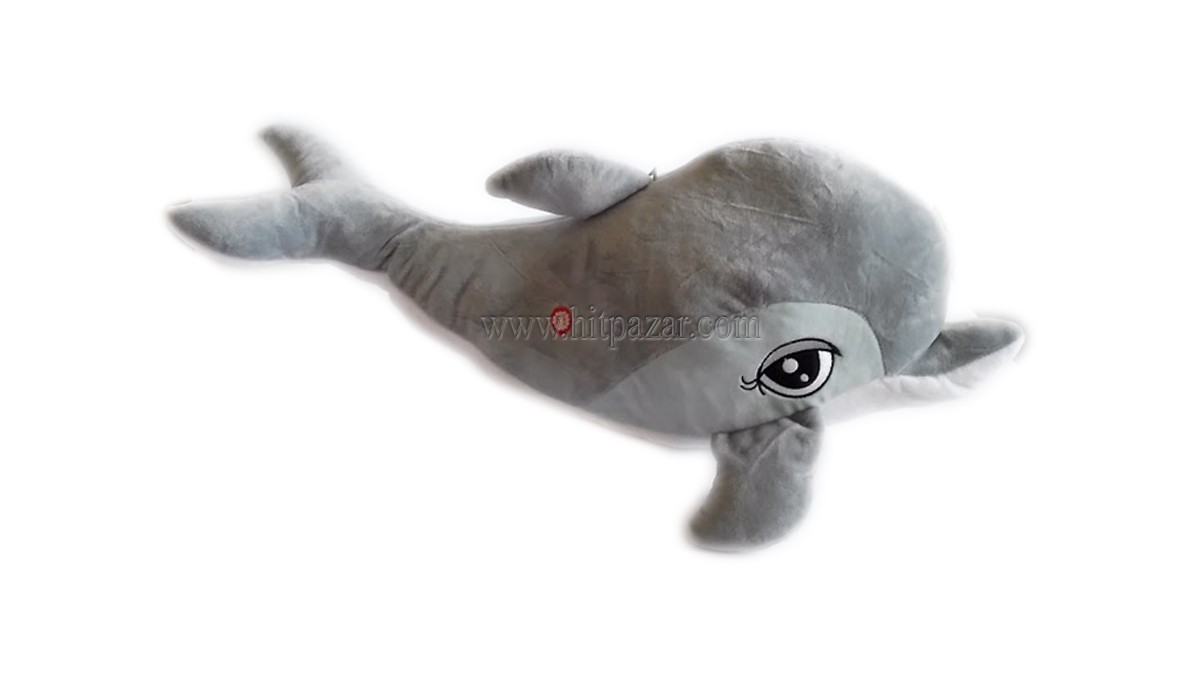 Детска плюшена играчка Делфин със звук - голям