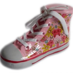 Керамична касичка - обувка , различни цветове