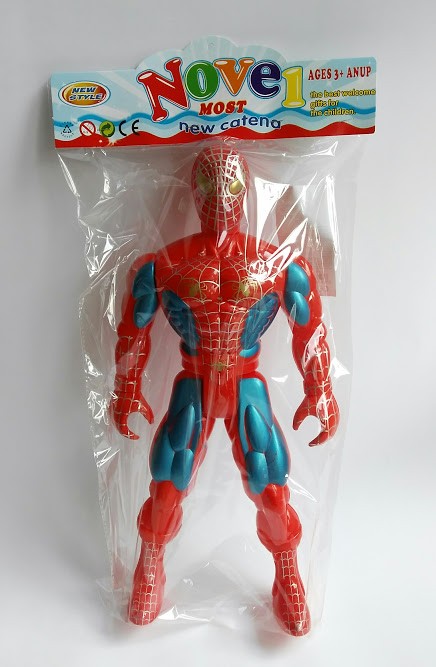 Детска играчка Спайдърмен с батерии - светещ