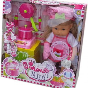 Bambolina Кукла Нена шеф готвач Nena Chef - български език 1351