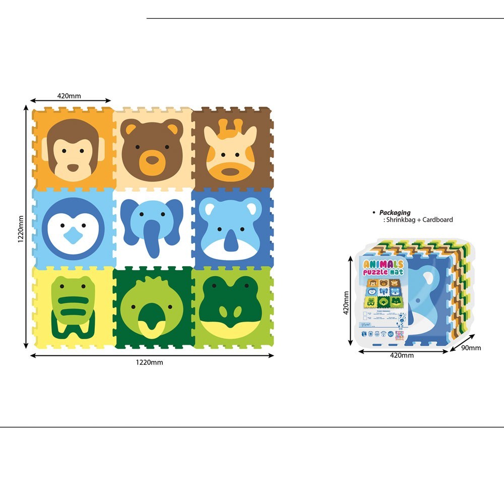 Мек пъзел Животни