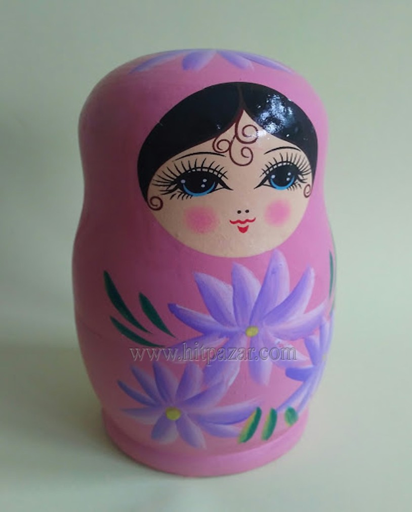 Матрьошка - 5 части , различни цветове