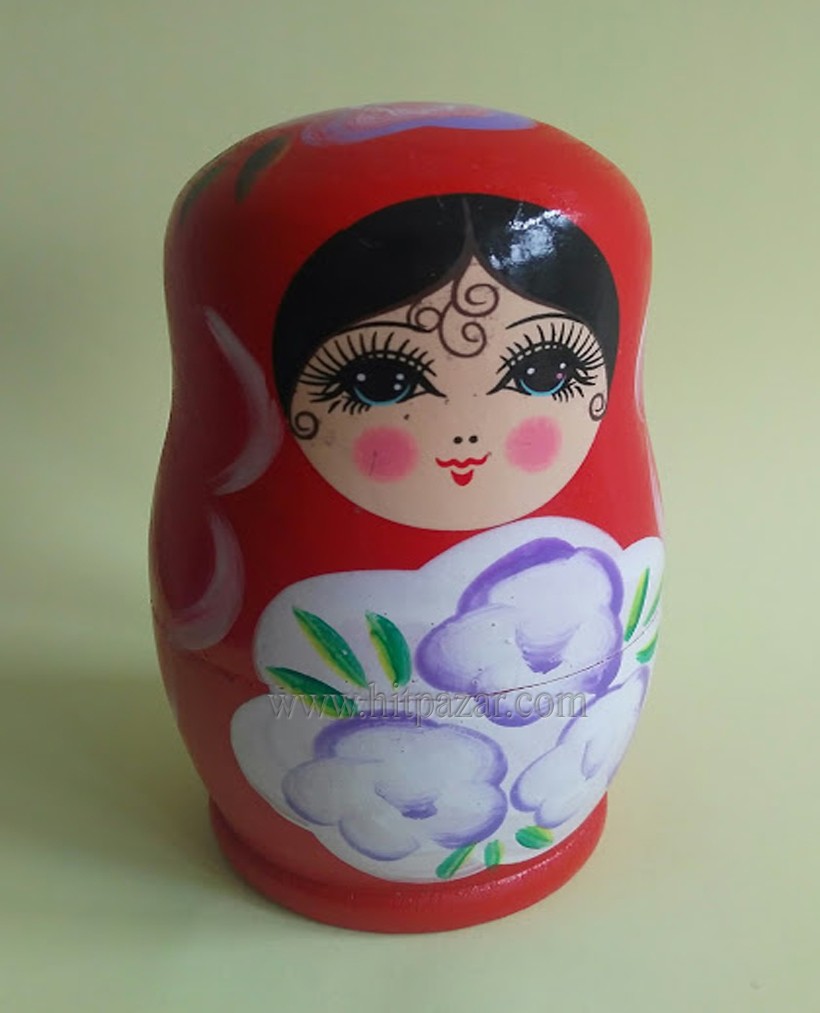 Матрьошка - 5 части , различни цветове