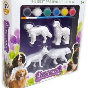 Детски комплект за оцветяване - Животни Кучета