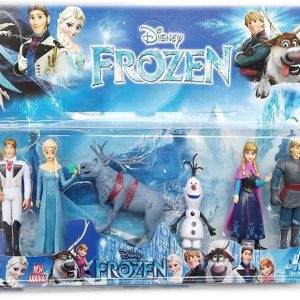 Frozen Детски комплект 6 фигури - Елза, Анна, Кристоф, Ханс, Олаф и Маршмелоу