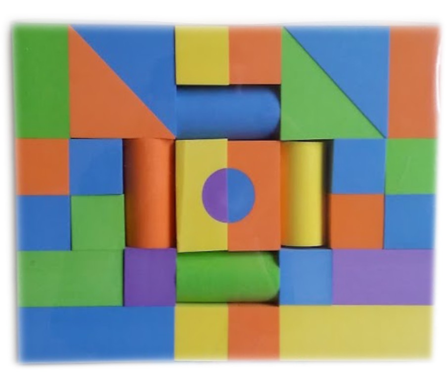 Мек пъзел EVA Фигури