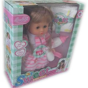 Кукла бебе пикаещо Sweet Baby Doll с памперс и руса коса