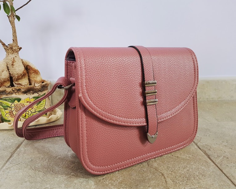 Дамска чанта - кожена, 2 цвята