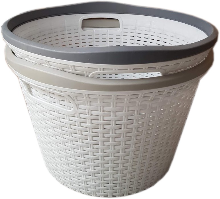 Панер за дрехи , кош за пране - кръгъл, два цвята
