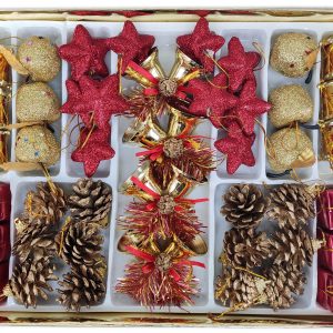 Подаръчен комплект с коледна украса за елха, дома и офиса