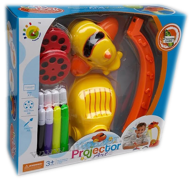 Детски комплект за рисуване с прожектор