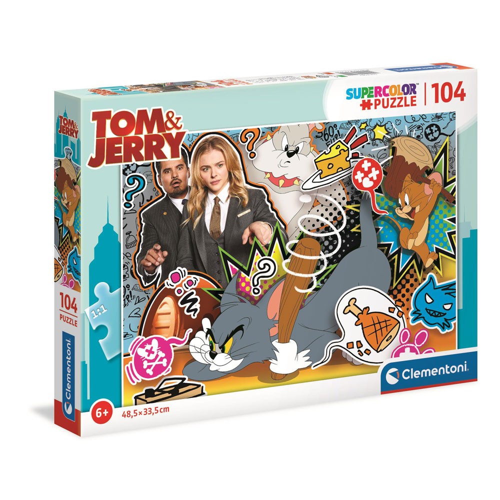 Пъзел 104 части Том и Джери Tom and Jerry Клементони Clementoni 27515