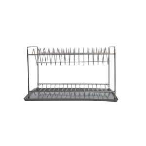 Сушилник кухненски за чинии на 2 нива с табла