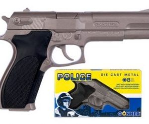 Пистолет с капси Gonher, полицейски пистолет, метален 45-0