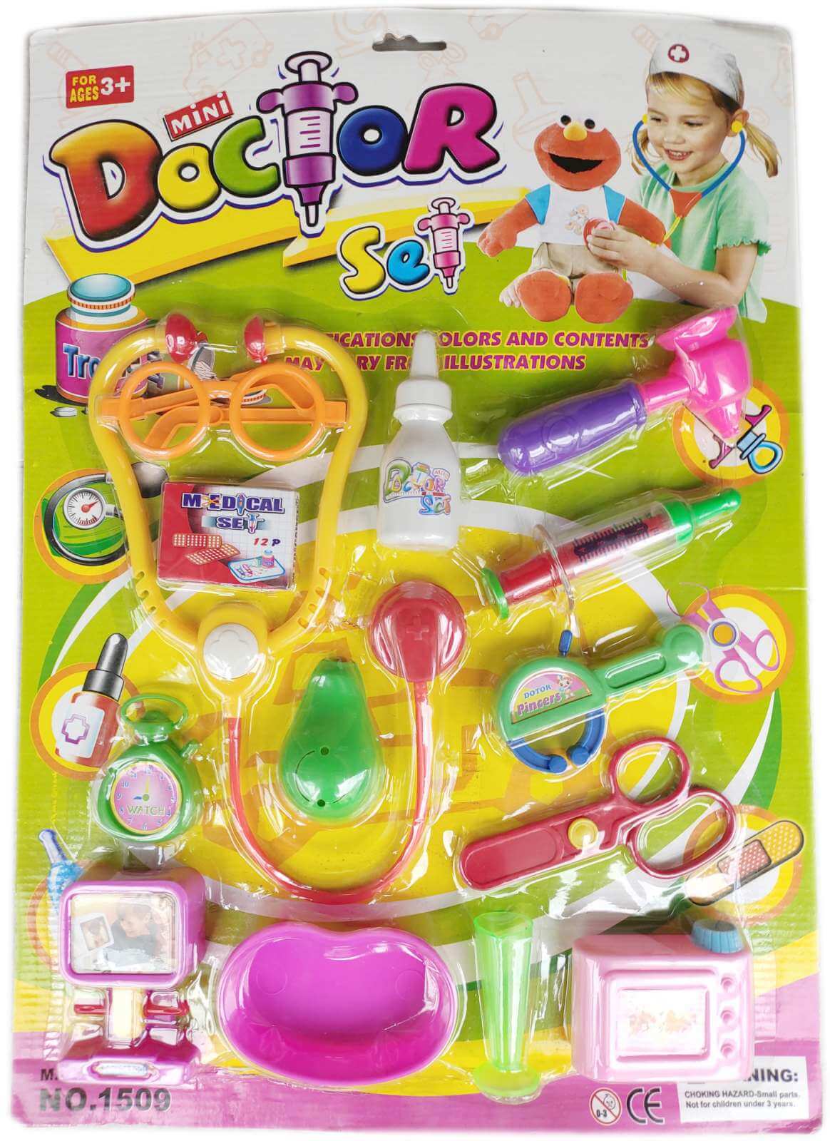 Доктор, детска играчка медицински комплект с 14 части