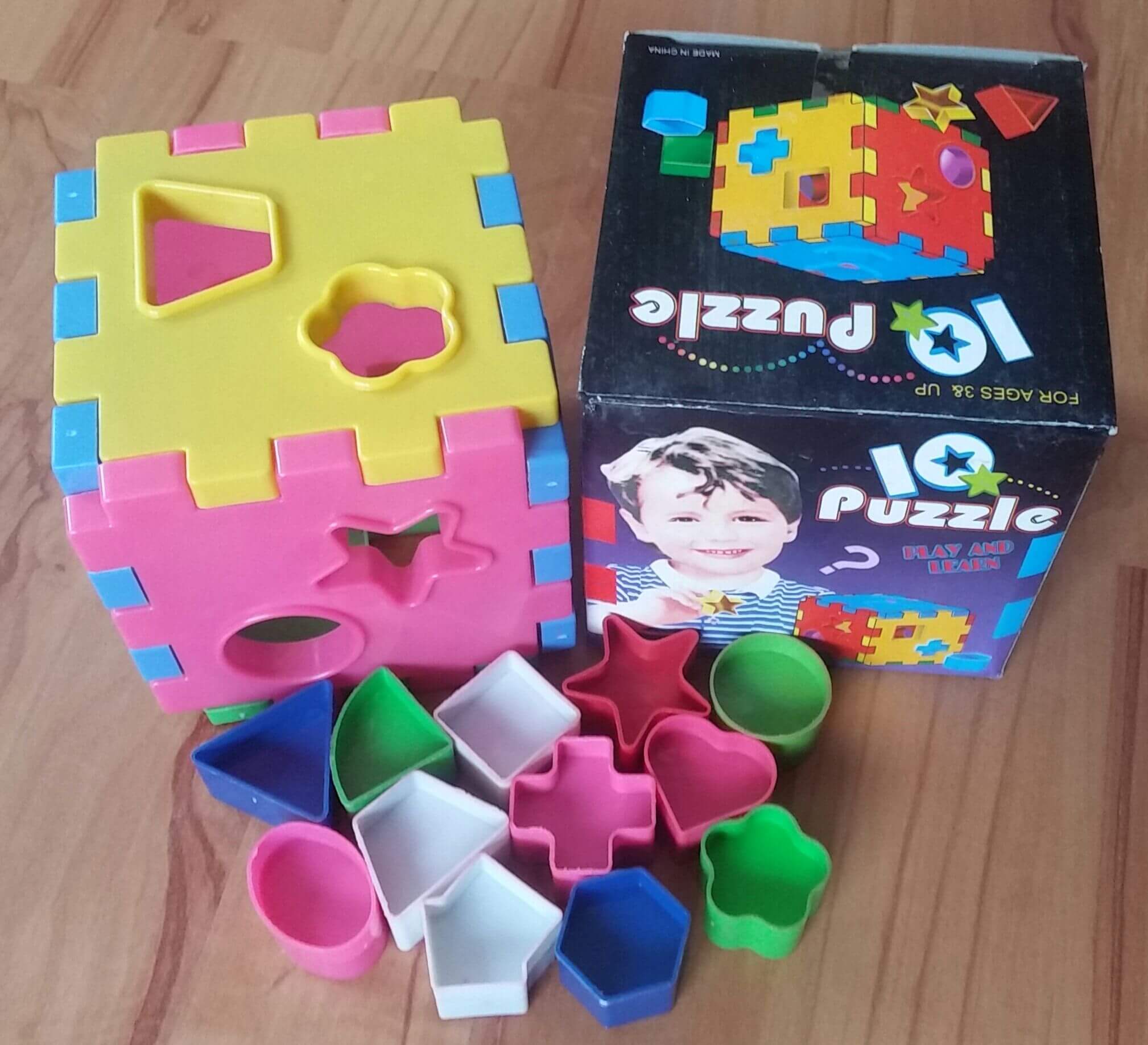 Сортер, магическо кубче пъзел с форми