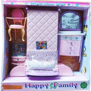 Аксесоари за кукли - Спалня, комплект детска играчка
