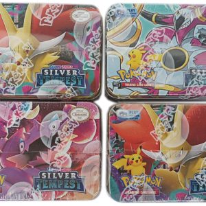 Покемон Silver Tempest, карти за игра в метална кутия