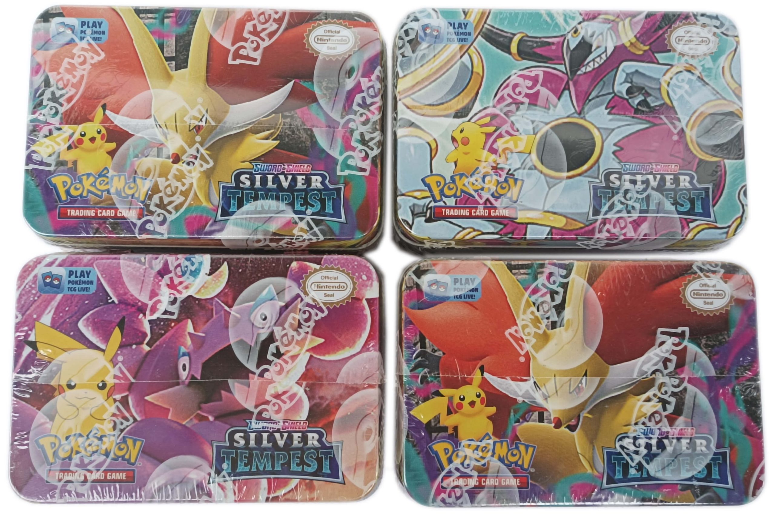 Покемон Silver Tempest, карти за игра в метална кутия