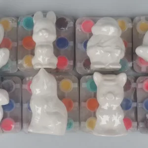 Гипсова фигура за оцветяване с различни форми на животни