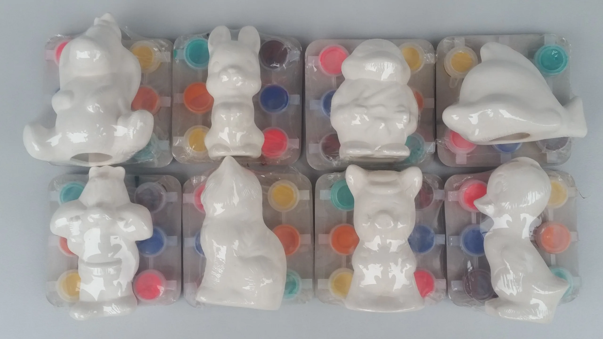 Гипсова фигура за оцветяване с различни форми на животни