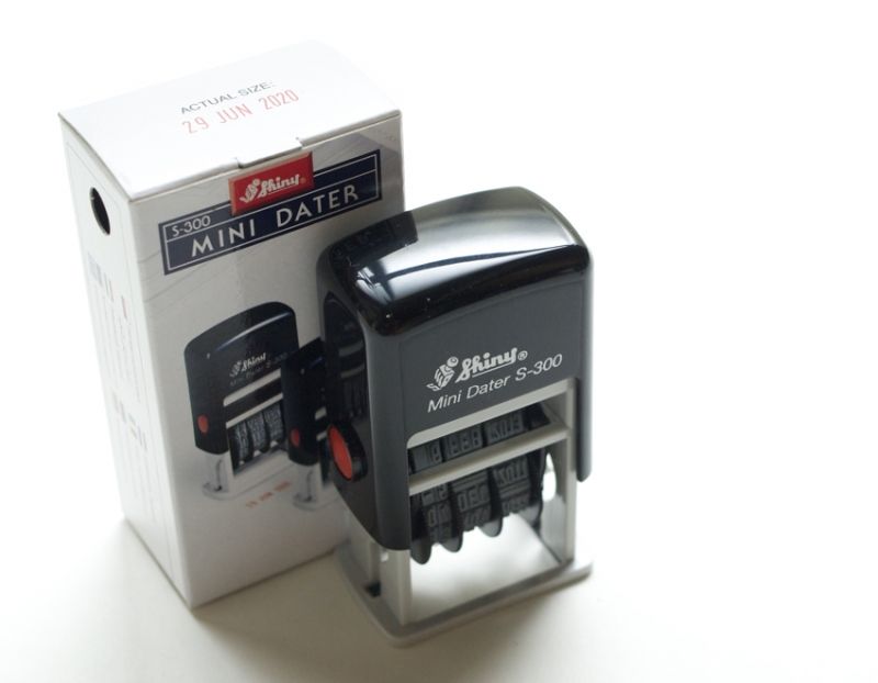 Печат за дати - Датник 3мм цифри